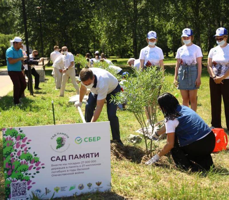 В Нижнем Новгороде прошла Международная акция «Сад памяти»