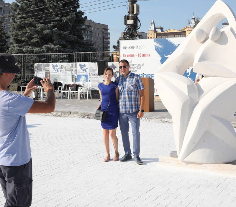 В Нижнем Новгороде завершился Первый международный скульптурный симпозиум «Вдохновение»