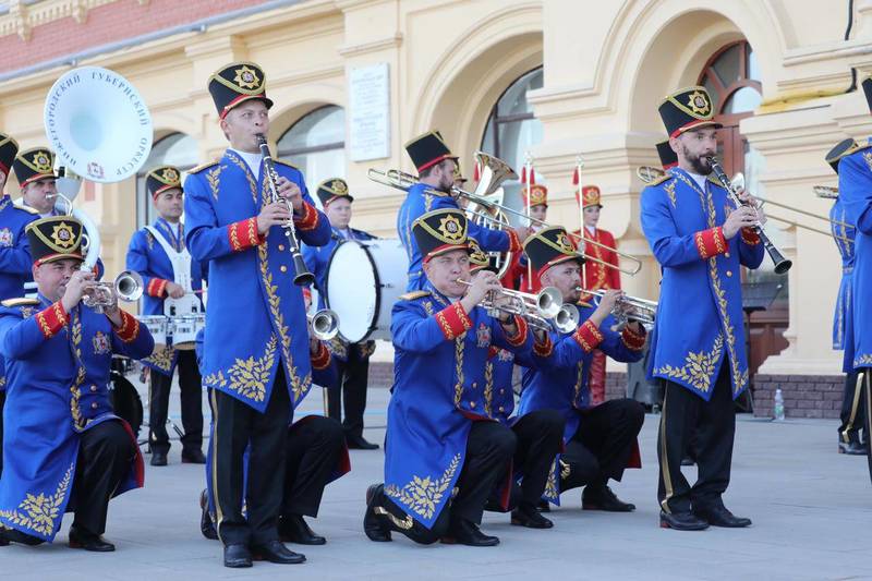Нижегородский губернский оркестр представил новые костюмы на IV Международной неделе моды Matryoshka Fashion Week