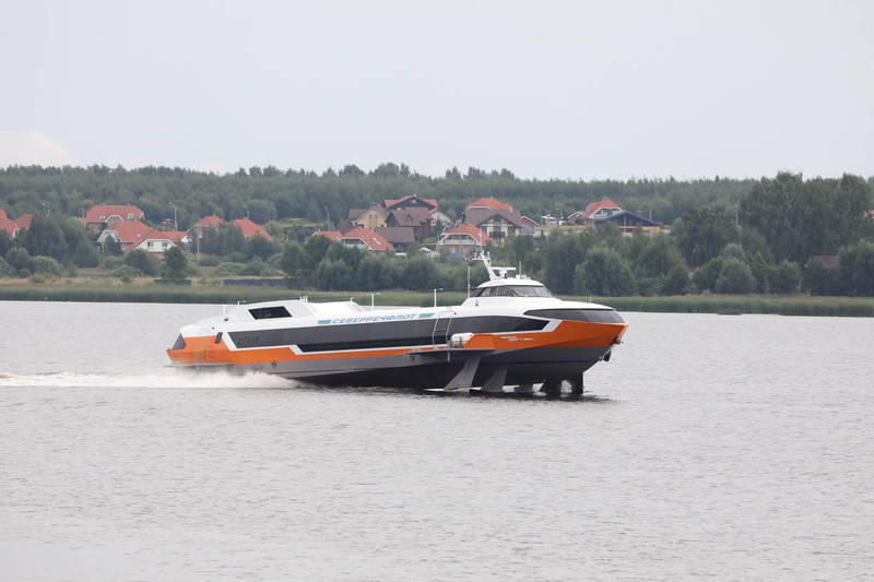 Головное судно «Метеор 120Р» спущено на воду в Нижегородской области