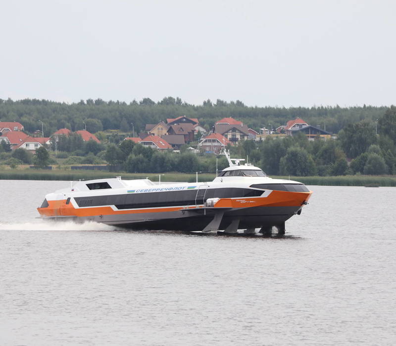 Головное судно «Метеор 120Р» спущено на воду в Нижегородской области