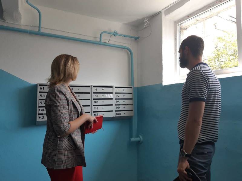 ДУК отремонтировала подъезд жилого дома в городе Бор по предписанию Госжилинспекции 