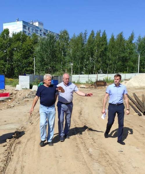 В Приокском районе Нижнего Новгорода строится новый детский сад на 320 мест