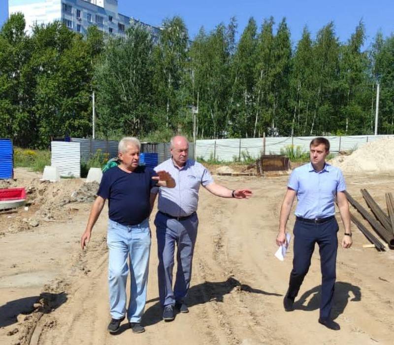 В Приокском районе Нижнего Новгорода строится новый детский сад на 320 мест
