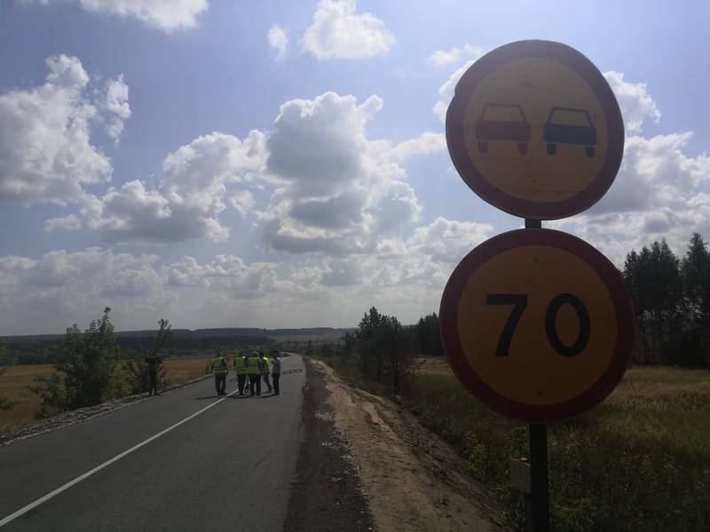 В Ковернинском районе Нижегородской области отремонтировали участок дороги по нацпроекту 
