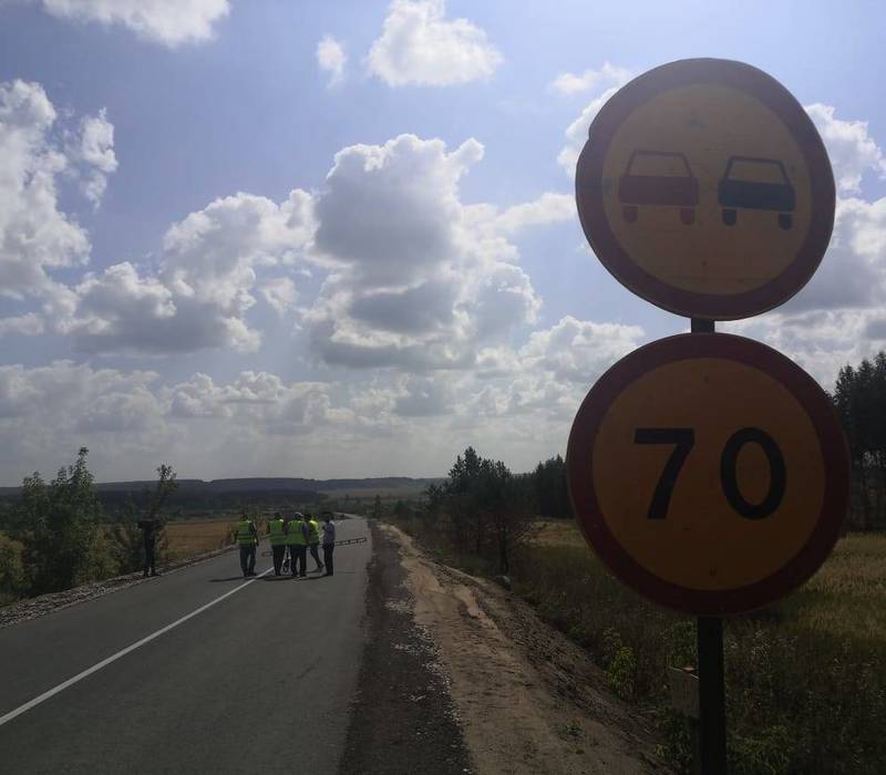 В Ковернинском районе Нижегородской области отремонтировали участок дороги по нацпроекту 