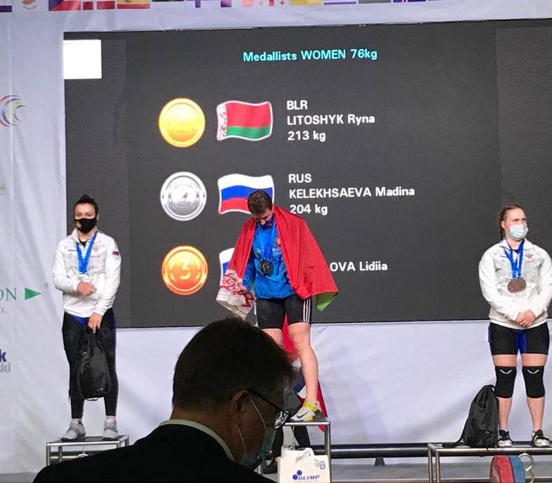 Нижегородка Мадина Келехсаева завоевала три медали на первенстве Европы по тяжелой атлетике