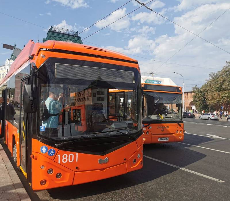 В Нижнем Новгороде запустили первый троллейбус с увеличенным запасом автономного хода