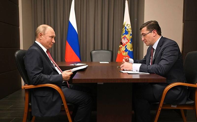 Глеб Никитин доложил Владимиру Путину о ситуации с коронавирусом