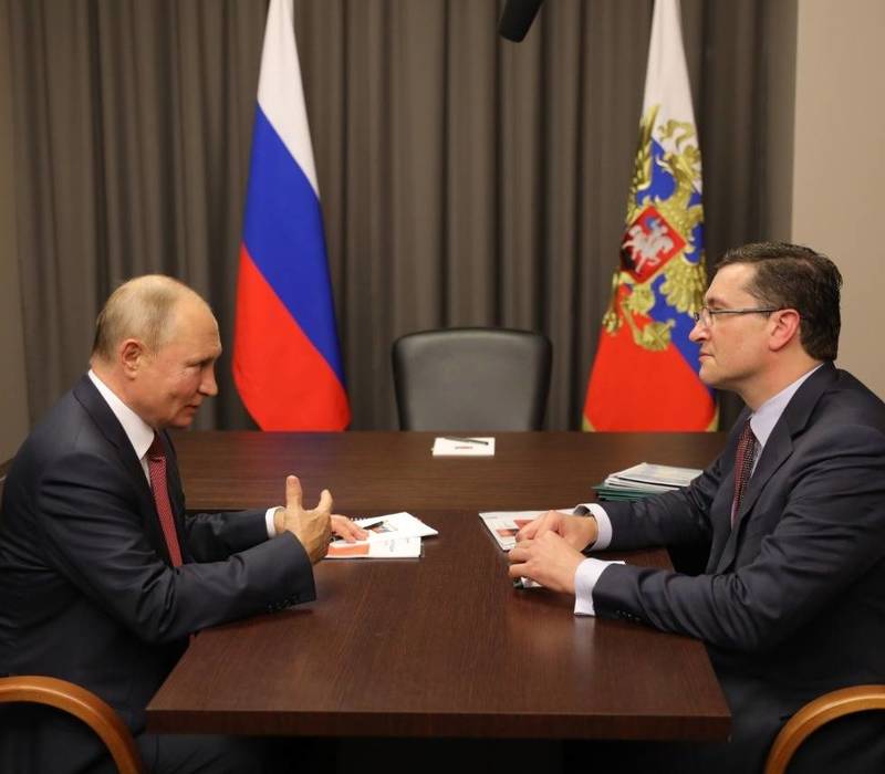 Глеб Никитин доложил Владимиру Путину о ситуации с лесными пожарами в Нижегородской области