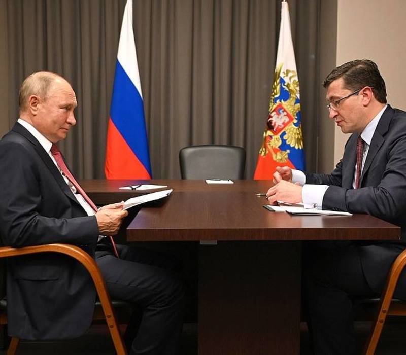Глеб Никитин доложил Владимиру Путину о ситуации с коронавирусом