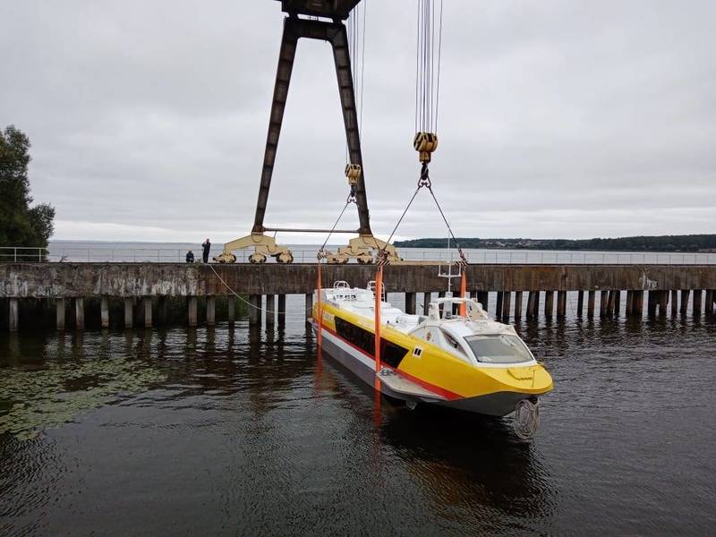 Третье судно «Валдай 45Р» для Чувашии спустили на воду в Нижегородской области