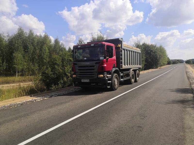 В Княгининском районе Нижегородской области по нацпроекту отремонтировали подъездной путь к селу Шишковердь от автодороги из Лыскова в Троицкое 