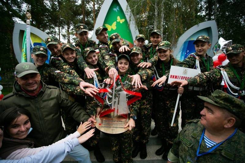 Школьники из Нижегородской области завоевали первое место на «Зарнице Поволжья»