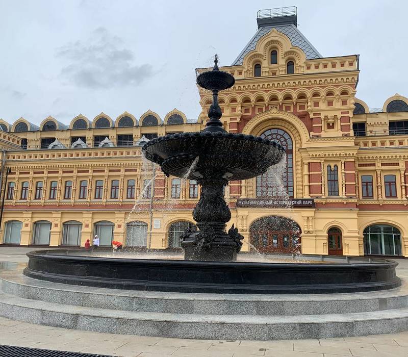 Завершилась реконструкция фонтана на Нижегородской ярмарке