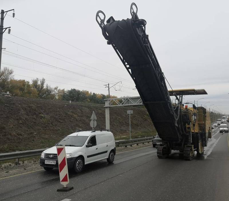 На Борском мосту в Нижнем Новгороде начали ремонт покрытия