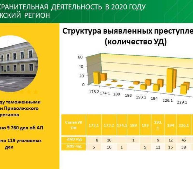 119 уголовных дел возбуждено в Приволжском регионе в 2020 году