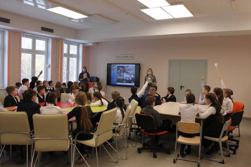 В новом корпусе арзамасской школы №7 для младших классов организовали гайдаровский квест