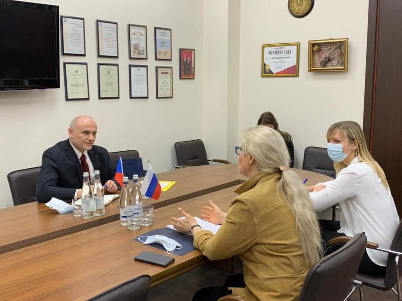 Ольга Гусева встретилась с представителем посольства Чехии в России Томашем Гартом