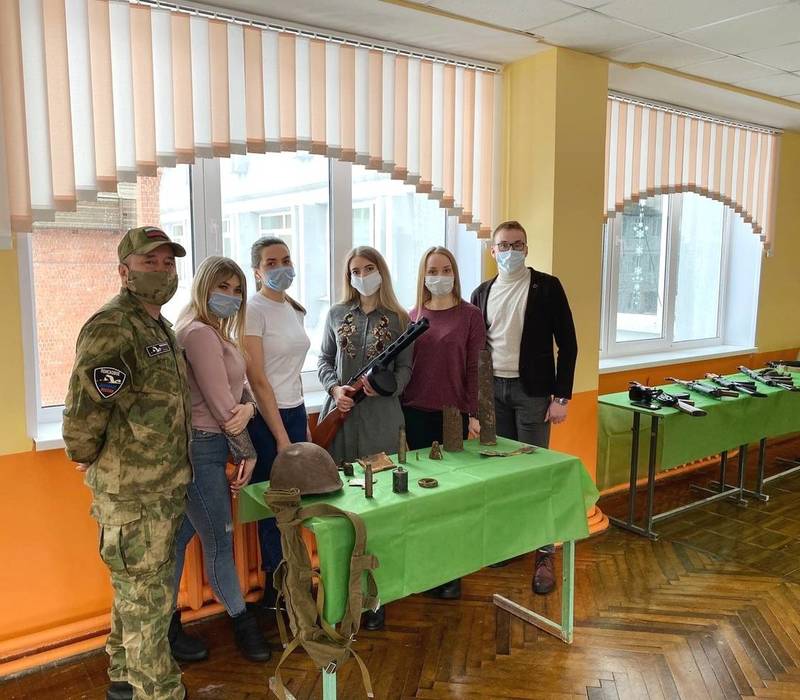 Члены поискового отряда «ШТУРМ» провели презентацию подшефного военно-патриотического клуба «Баграм»