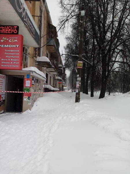 Сосульки угрожают жителям Советского района