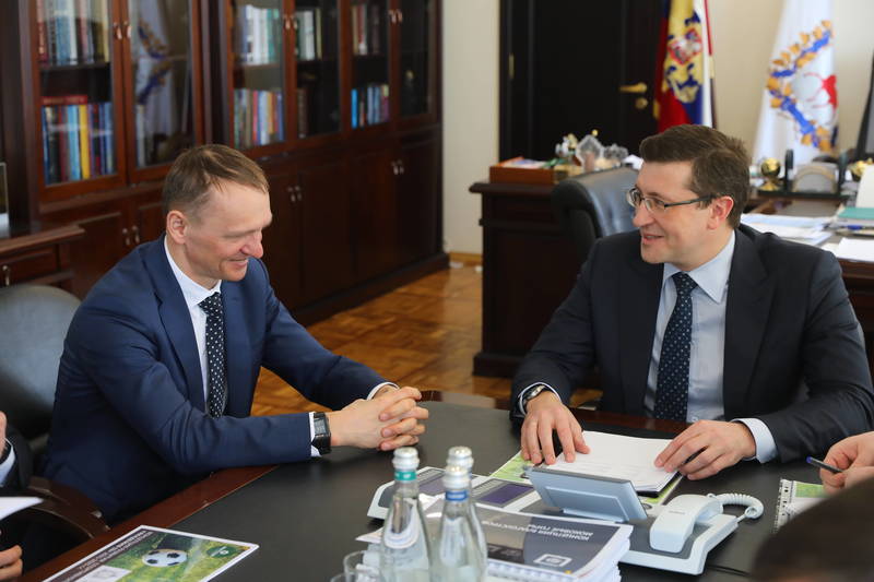Глеб Никитин обсудил с президентом корпорации «Технониколь» Сергеем Колесниковым планы по созданию биатлонного комплекса в регионе