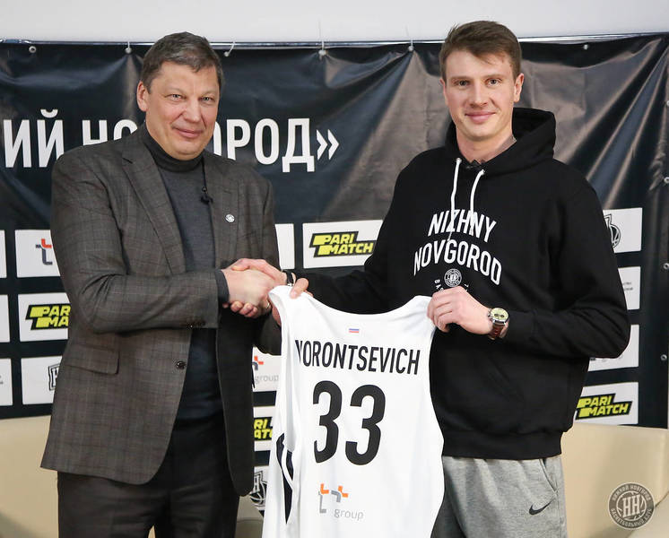 Андрей Воронцевич – игрок БК «Нижний Новгород»