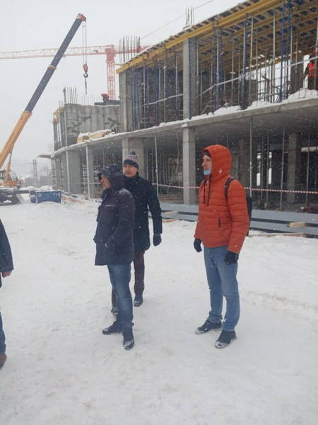 Строительство нового образовательного учреждения идет по графику