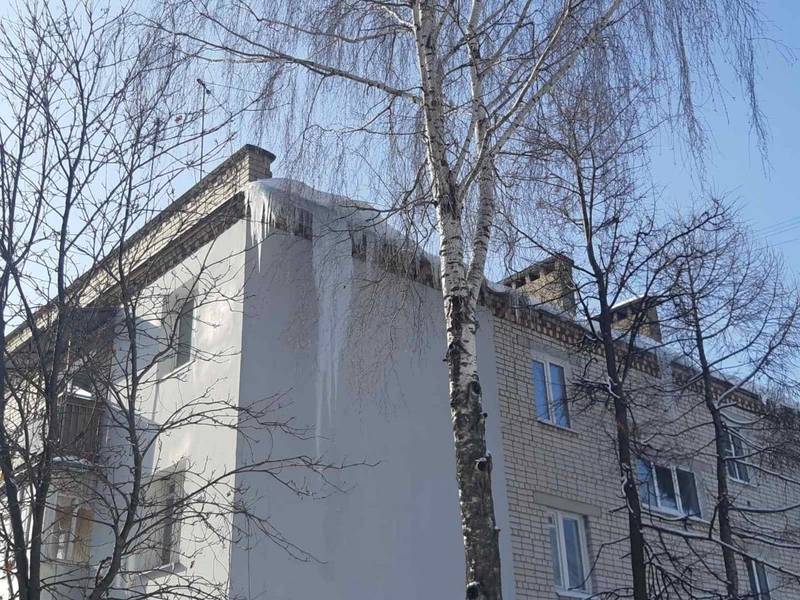 Состояние крыш и придомовых территорий в г.о.г. Бор проверили специалисты Госжилинспекции 