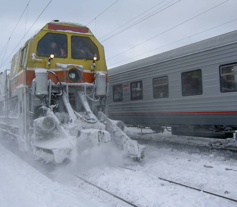 Более 3,5 млн кубометров снега было вывезено в границах ГЖД зимой