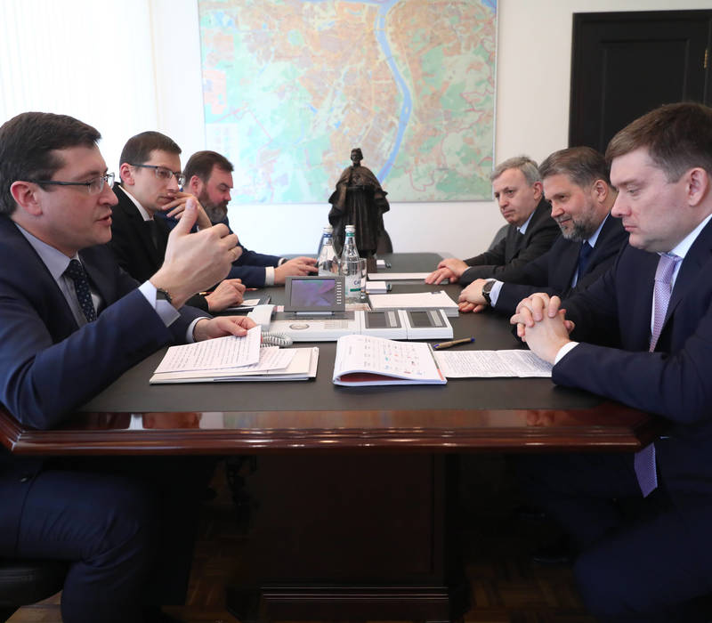 Глеб Никитин провел рабочую встречу с заместителем председателя Совета Федерации Николаем Журавлевым