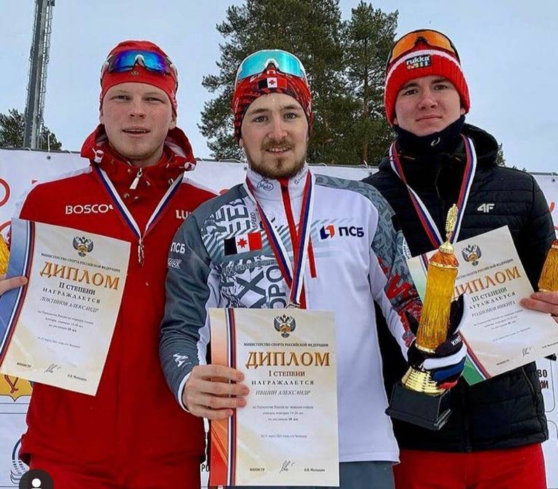 Нижегородский лыжник Никита Родионов завоевал две медали на первенстве России 