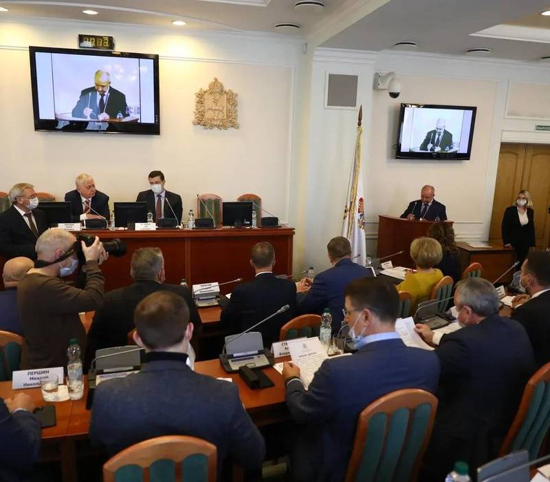Глеб Никитин поздравил депутатов Законодательного собрания VII созыва с началом работы