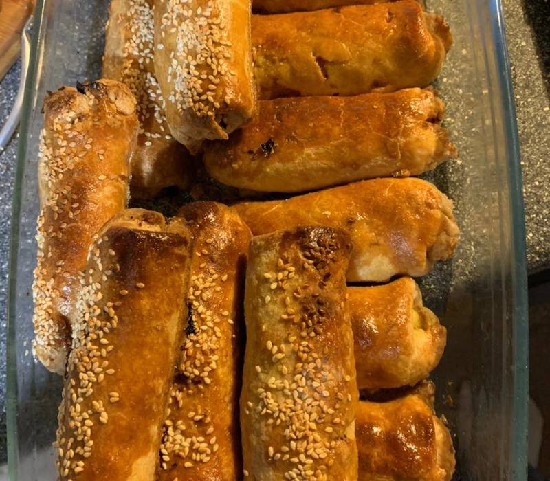 Хрустящие пирожки с капустой