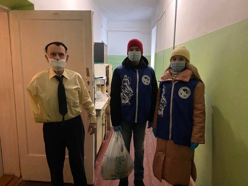 Волонтеры Победы с 25 октября доставили более 170 продуктовых наборов ветеранам Великой Отечественной войны