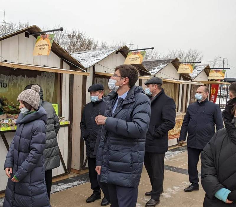 Продовольственная ярмарка открылась в Нижнем Новгороде в региональный День работника сельского хозяйства 