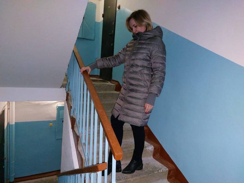 Борская управляющая компания выполнила ремонт в подъездах многоквартирного дома по предписанию нижегородской Госжилинспекции