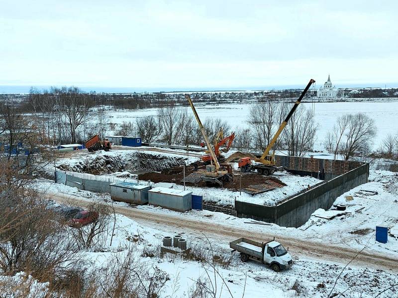 В исторической части Арзамаса ведется строительство ливневой канализации