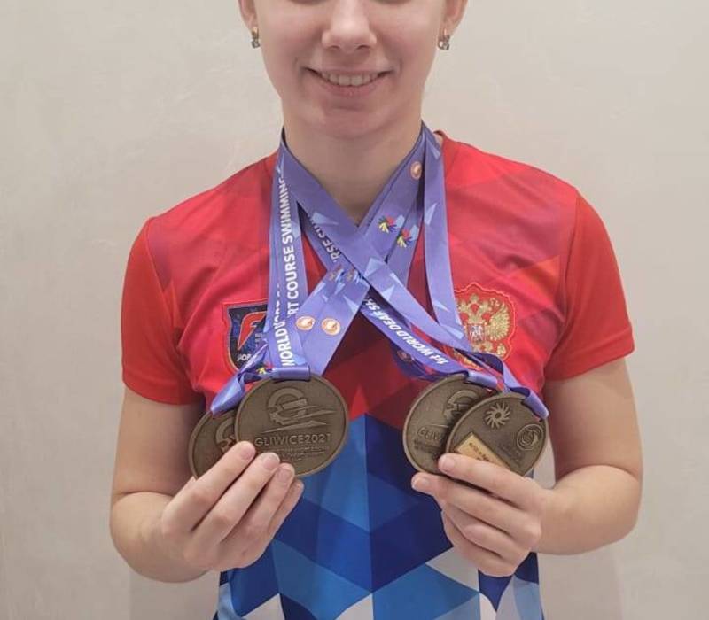 Нижегородка Ксения Седова стала абсолютной чемпионкой мира по плаванию среди глухих