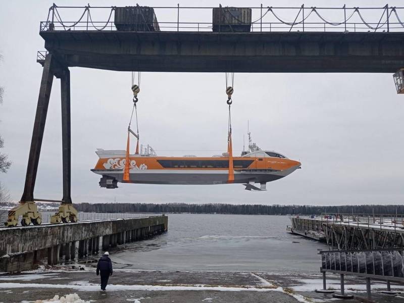 Очередное судно «Валдай 45Р» спустили на воду в Нижегородской области