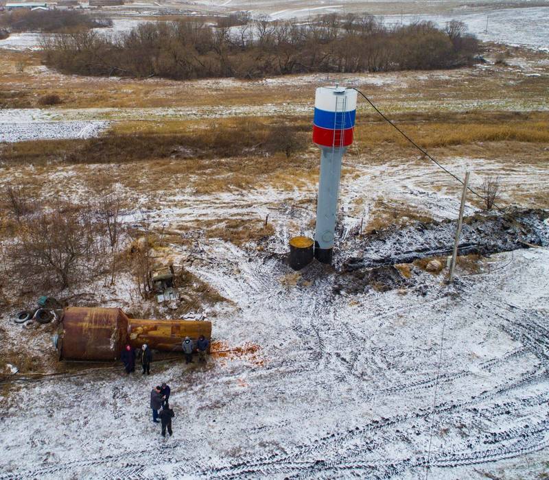 В селе Симбухово Починковского района в рамках программы «Вам решать!» восстановлена водонапорная башня