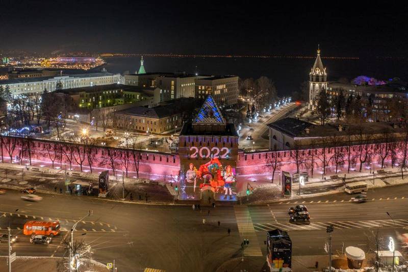 В Нижегородском кремле открылась серия новогодних мероприятий на 12 площадках