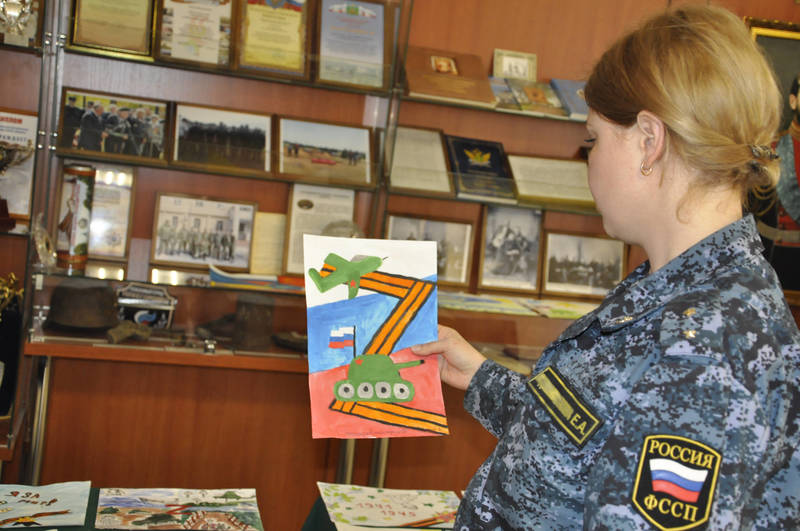 Частица детского тепла для военнослужащих