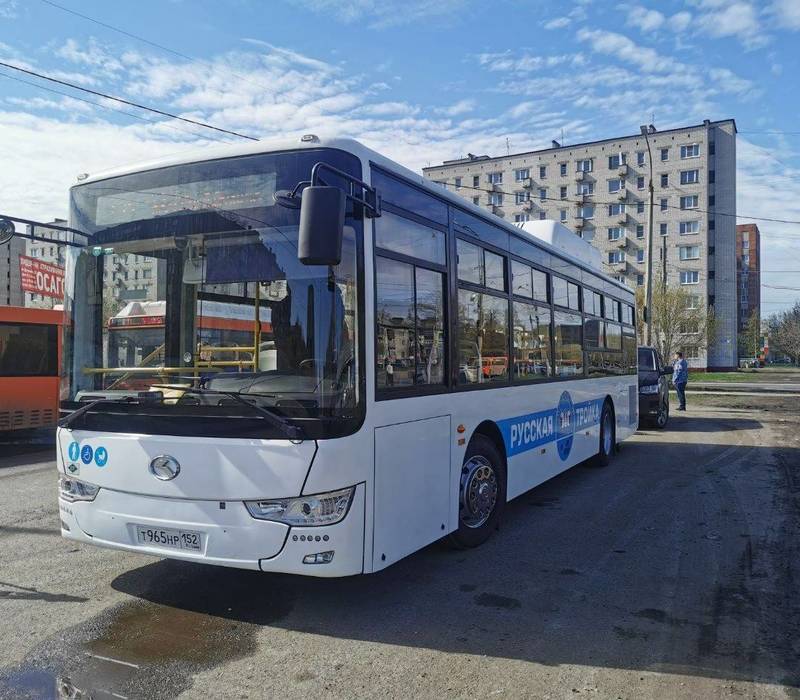 Новые автобусы большой вместимости начали тестировать на нижегородских маршрутах