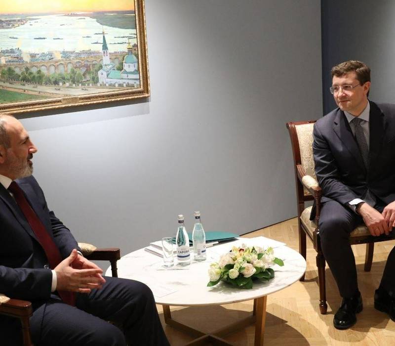 Глеб Никитин представил Николу Пашиняну промышленный и научно-образовательный потенциал Нижегородской области 