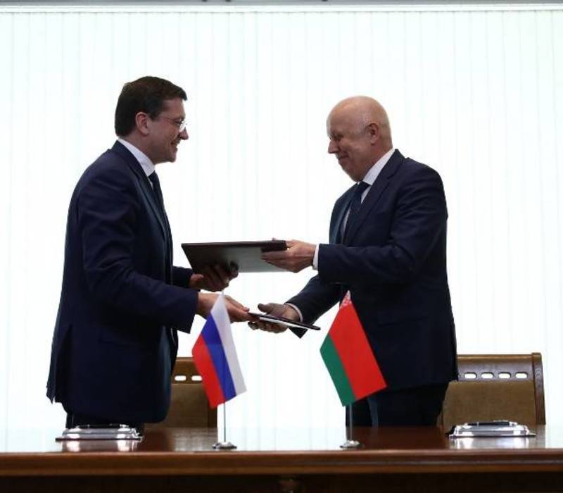 Нижегородская область и Республика Беларусь подписали соглашение об экономическом, научном и гуманитарном сотрудничестве