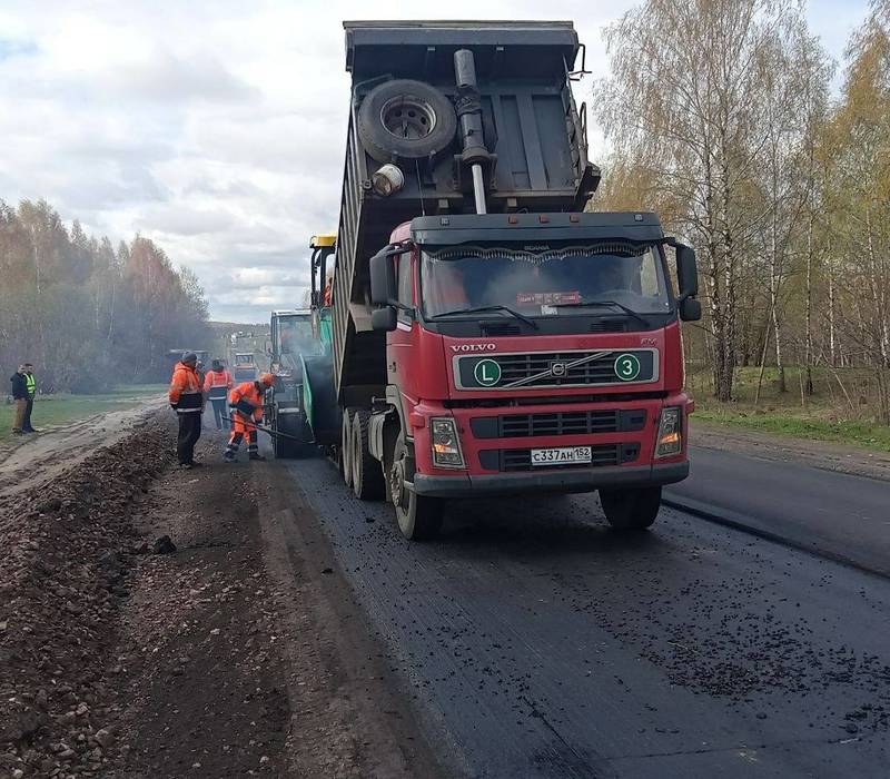 Участок трассы Ряжск – Касимов – Муром – Нижний Новгород отремонтируют в регионе до конца июня 