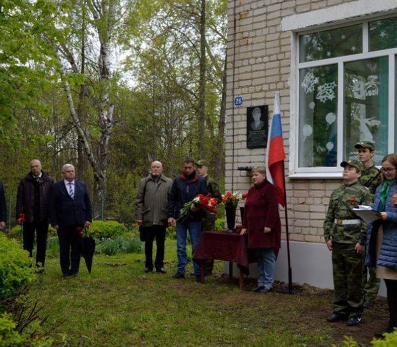 В селе Чернуха Арзамасского района увековечили память земляка, погибшего в ходе специальной военной операции