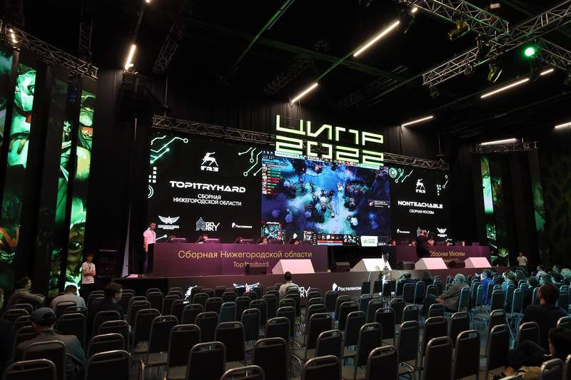 Киберспортивный шоу-матч по игре Dota2 состоялся в Нижнем Новгороде рамках технологического фестиваля ЦИПР TechWeek
