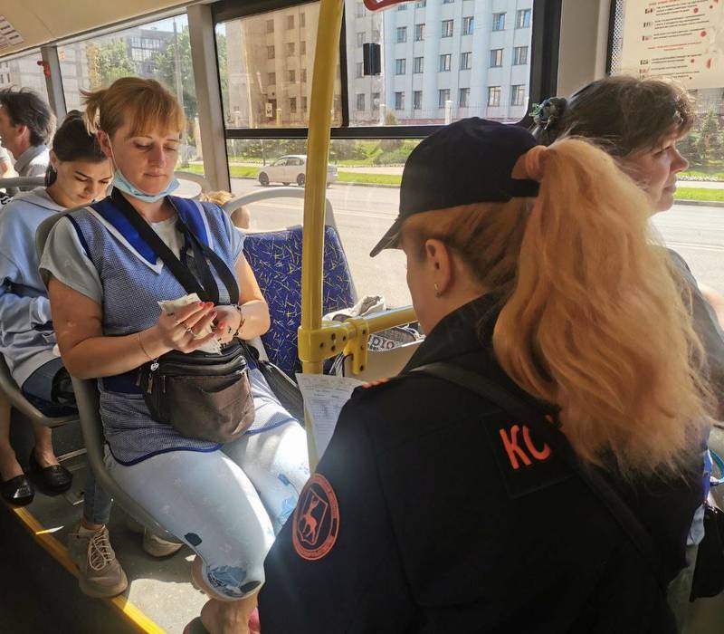 В автобусах Нижнего Новгорода снова появились контролеры